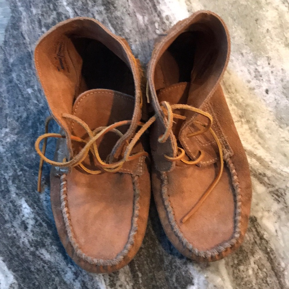 Minnetonka fringe ankle boot